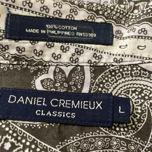 Daniel Cremieux Paisley Print Shirt Men’s - Picture 3 of 3